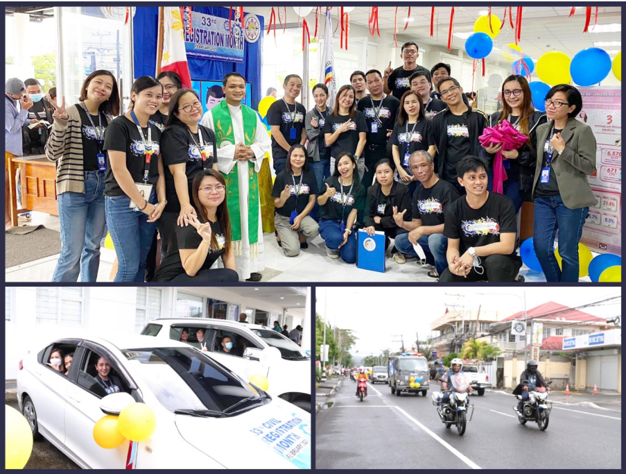 PSA-RSSO V Opens 33rd Civil Registration Month with Holy Mass, Vital Statistics Exhibit, and Motorcade